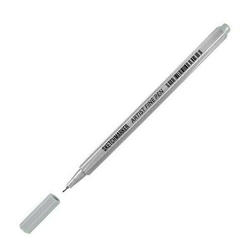 Ручка капиллярная Sketchmarker Artist fine pen, цвет Серый светлый