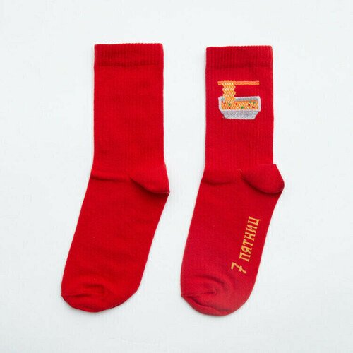 Носки 7 пятниц Доширак 41-46 красные 490₽