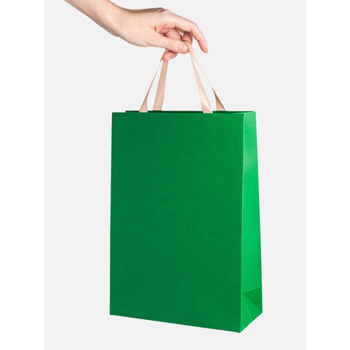 Пакет подарочный Symbol, зеленый, А4, 23 х 33 х 10 см