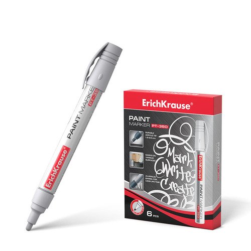 Маркер-краска Erich Krause PT-350 белый 310₽