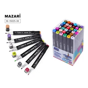 Набор маркеров для скетчинга Mazari Fantasia Main colors, 36 шт