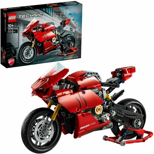 Конструктор LEGO Technic 42107 Ducati Panigale V4 R конструктор technic мотоцикл ducati panigale v4 r 646 деталей техник