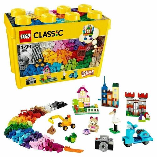 Конструктор LEGO Classic 10698 Набор для творчества большого размера конструктор lego classic 11002 базовый набор кубиков 300 дет