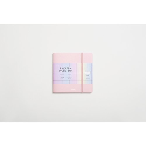Скетчбук для акварели Falafel books Pale pink, 19 х 19 см