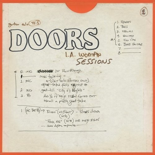 Виниловая пластинка Doors – L.A. Woman Sessions 4LP doors виниловая пластинка doors l a woman