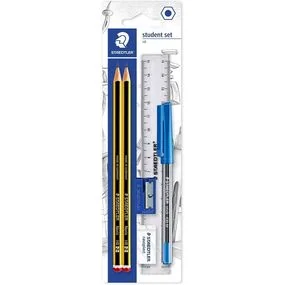 Набор канцелярский Staedtler Student Set (карандаш, ручка, линейка, точилка, ластик)