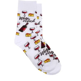 Носки Krumpy Socks Wow Время Вина, 35-40, белый