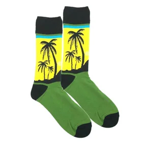 Носки Krumpy Socks Hawaii, 40-45, зеленый