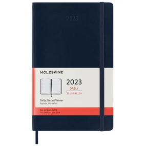 Ежедневник Moleskine Classic Soft Large, 400 страниц, синий сапфир