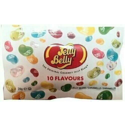 Драже жевательное Jelly Belly, ассорти 10 вкусов, 28 г fun food jelly belly драже жевательное сахарная вата