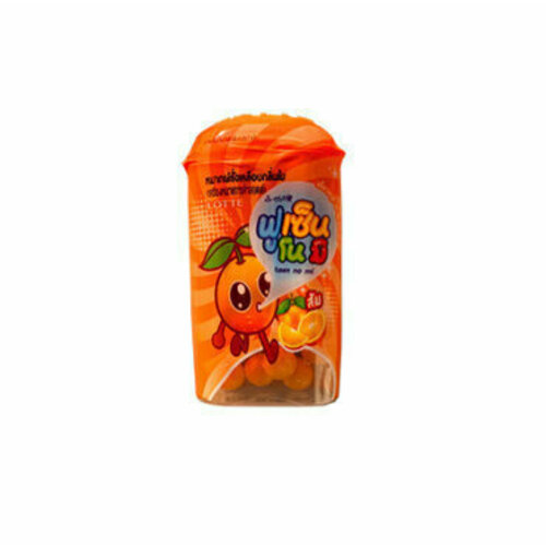 Жевательная резинка Lotte Small Glas Gum Orange fun food lotte жевательная резинка lotte со вкусом японской сливы умэ
