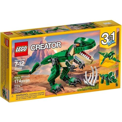 Конструктор LEGO Creator 31058 Грозный динозавр конструктор lego creator 31058 могучие динозавры
