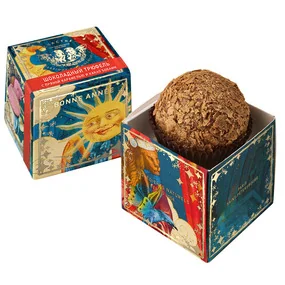 Гранд трюфель с пряной карамелью и какао бобами в молочном шоколаде