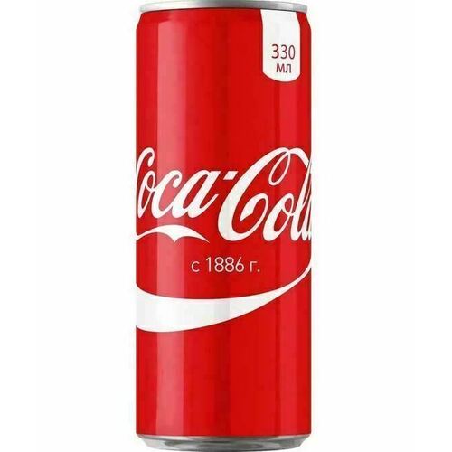 напиток газированный coca cola 0 3 л Напиток газированный Coca-Cola Классик, 330 мл