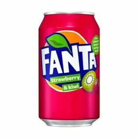 Напиток безалкогольный сильногазированный Fanta Strawberry-Kiwi, 330 мл