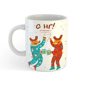 Кружка Морда Довольна Дзиньк, 300 мл