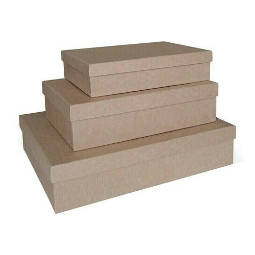 Коробка подарочная РутаУпак Крафт песочная 350 х 260 х 80 мм 620₽