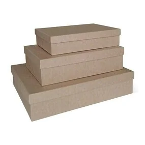 Коробка подарочная РутаУпак Крафт, песочная, 350 х 260 х 80 мм
