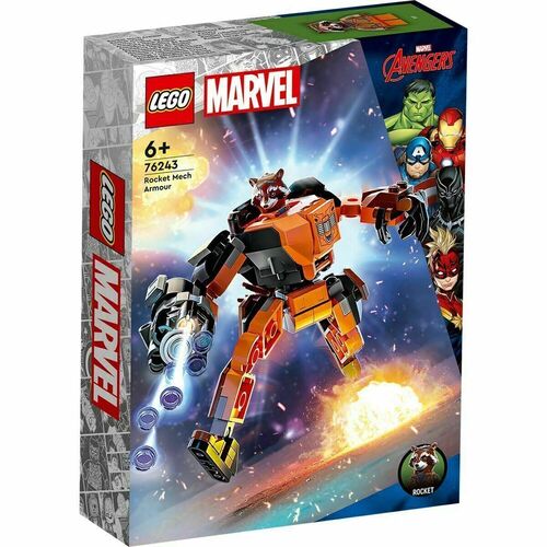 Конструктор LEGO Super Heroes 76243 Броня ракетного робота lego lego marvel адвент календарь стражей галактики 268 деталей