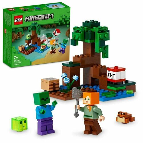 конструктор lego minecraft болотное приключение Конструктор LEGO Minecraft 21240 Болотное приключение
