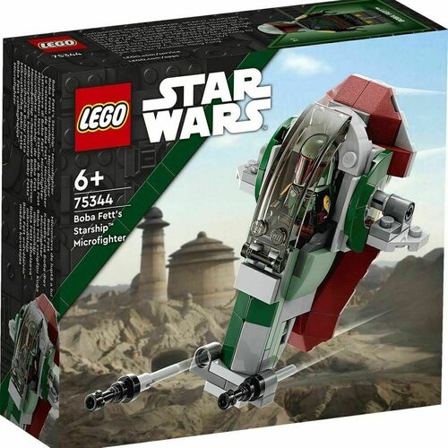 Конструктор LEGO Star Wars 75344 Микрофайтер: Звездный корабль Бобы Фетта lego 75312 звездолет бобы фетта