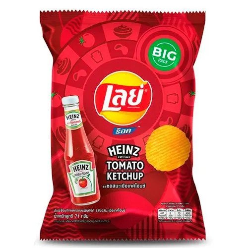 Чипсы Lays Heinz Ketchup Sauce 46 г 257₽