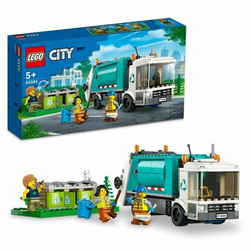 Конструктор LEGO City 60386 Утилизационный грузовик lego city грузовик для переработки отходов 60386 набор строительных игрушек lego