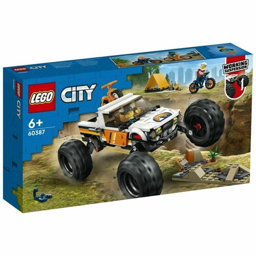 Конструктор LEGO City 60387 Приключения внедорожника 4x4 конструктор city приключения на внедорожнике