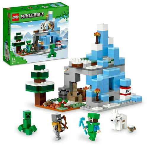 lego® minecraft 21156 bigfig creeper™ и оцелот Конструктор LEGO Minecraft 21243 Ледяные вершины
