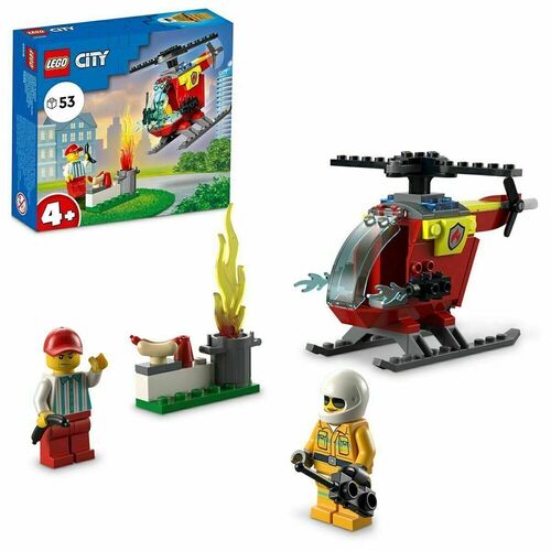 Конструктор LEGO City 60318 Пожарный вертолет