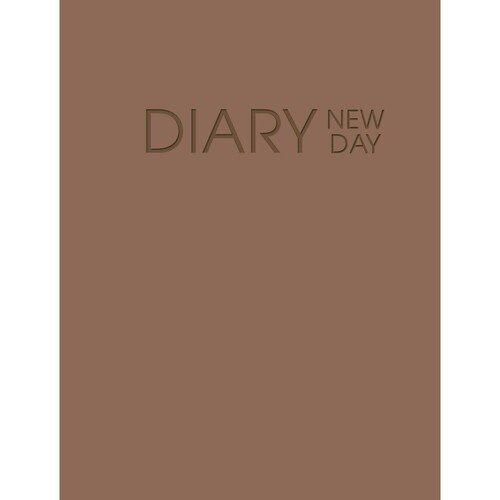 Ежедневник недатированный Listoff New Day, 128 листов, А6, шоколадный