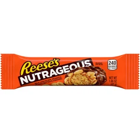 Батончик шоколадный Reese's Nutrageous, 47 г