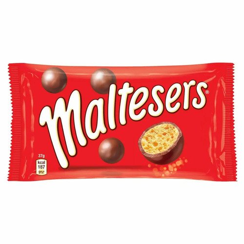 Шоколадные шарики Maltesers, 37 г шарики шоколадные кунцево супер хрупер 200 г