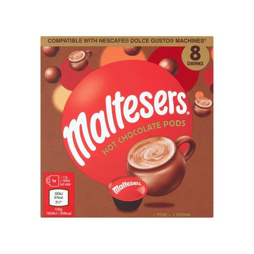 Горячий шоколад Maltesers Капсула, 8 капсул х 17 г горячий шоколад milky way 8 капсул х 17 г