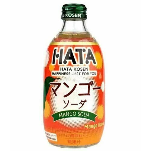 Напиток газированный Hatasoda Рамунэ со вкусом манго, 300 мл напиток газированный японский сидр tomomasu – нежный дуриан 300 мл