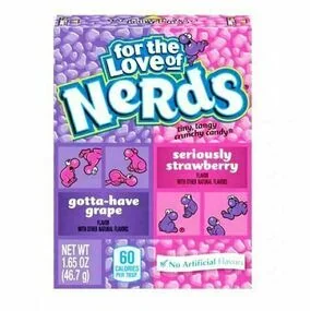 Конфеты Wonka Нердс виноград и клубника, 46,7гр