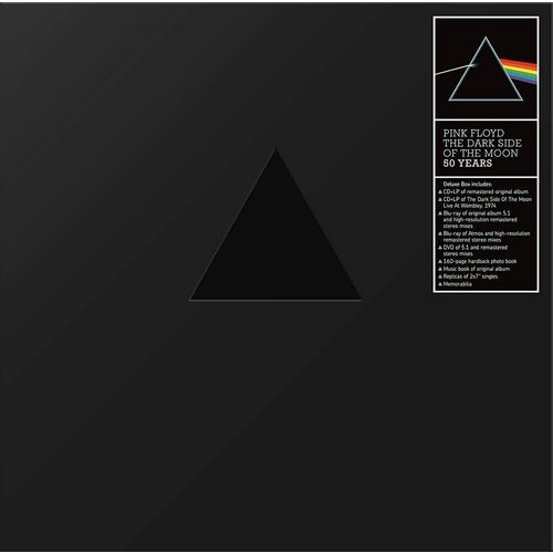 Виниловая пластинка Pink Floyd – The Dark Side Of The Moon (50th Anniversary Edition Box Set) компакт диски pink floyd records pink floyd the early years 1967 72 2cd