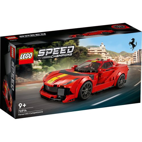 Конструктор LEGO Speed Champions 76914 Ferrari 812 Competizione руль thrustmaster t300 ferrari alcantara