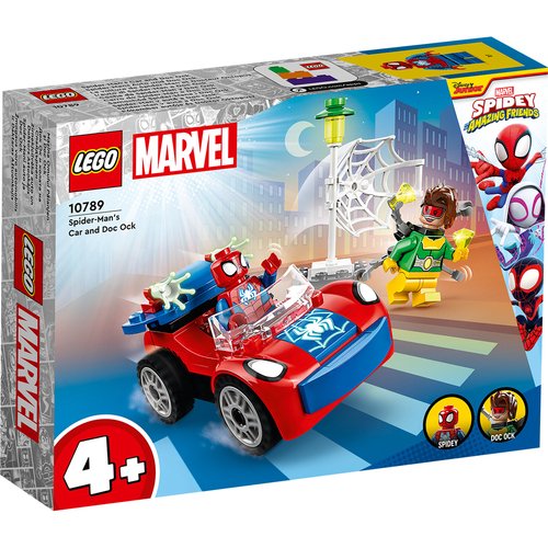 Конструктор LEGO Marvel 10789 Автомобиль Человека-паука конструктор lego marvel super heroes 76219 битва роботов человека паука и зелёного гоблина