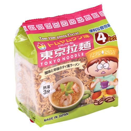 Лапша Tokyo Noodle Том-ям по-токийски, 4 порции х 30 г