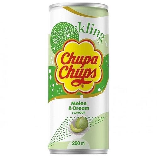 Напиток газированный Chupa Chups Дыня со сливками, 250 мл напиток chupa chups sparkling mango 0 345 л
