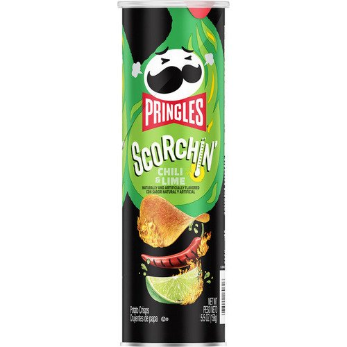 цена Чипсы Pringles Scorchin Extra Chili Lime, 158 г