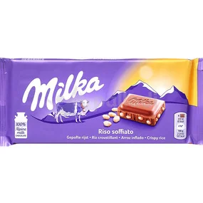 Шоколад Milka Crispy Rice, 100 г