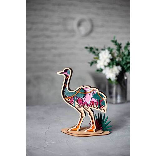 Набор для раскрашивания Страус (серия Тропики) набор для раскрашивания страус серия тропики