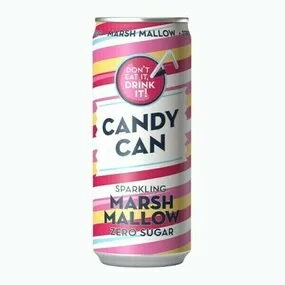 Газированный напиток Candy Can Marsh Mallow Sparkling Drink, 330 мл