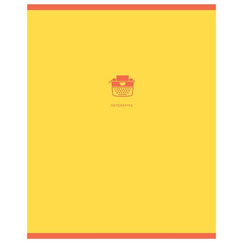 Тетрадь предметная BG Monocolor Element - Литература, 48 листов, выборочный лак, 70г/м2 ТП5ск48_лс_вл 11672