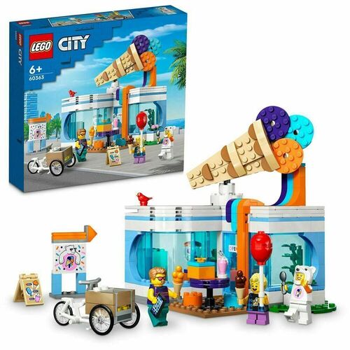 Конструктор LEGO City 60363 Магазин мороженого конструктор lego city 60363 магазин мороженого
