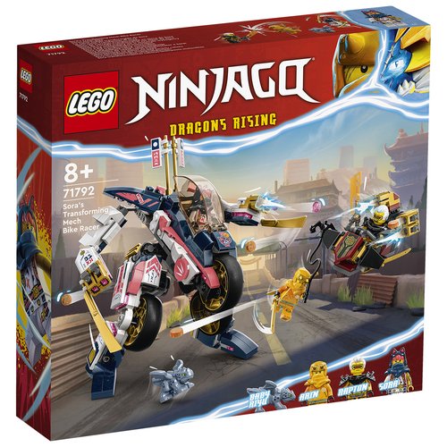 Конструктор LEGO Ninjago 71792 Трансформирующийся мотогонщик Сора набор ниндзя кастет 2 диска нунчаки 5459998