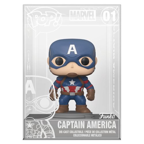 Фигурка Funko POP! Diecast: Marvel Comics - Captain America hobekars 1 24 diecast