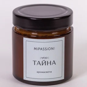 Свеча парфюмированная в банке MiPASSiON Тайна, 200 мл